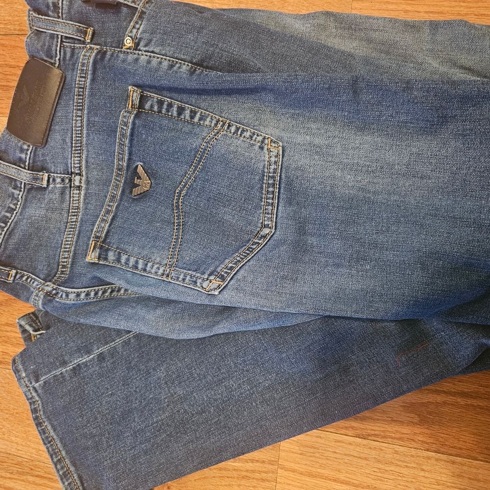 Armani Men's Blue Jeans Size 34
